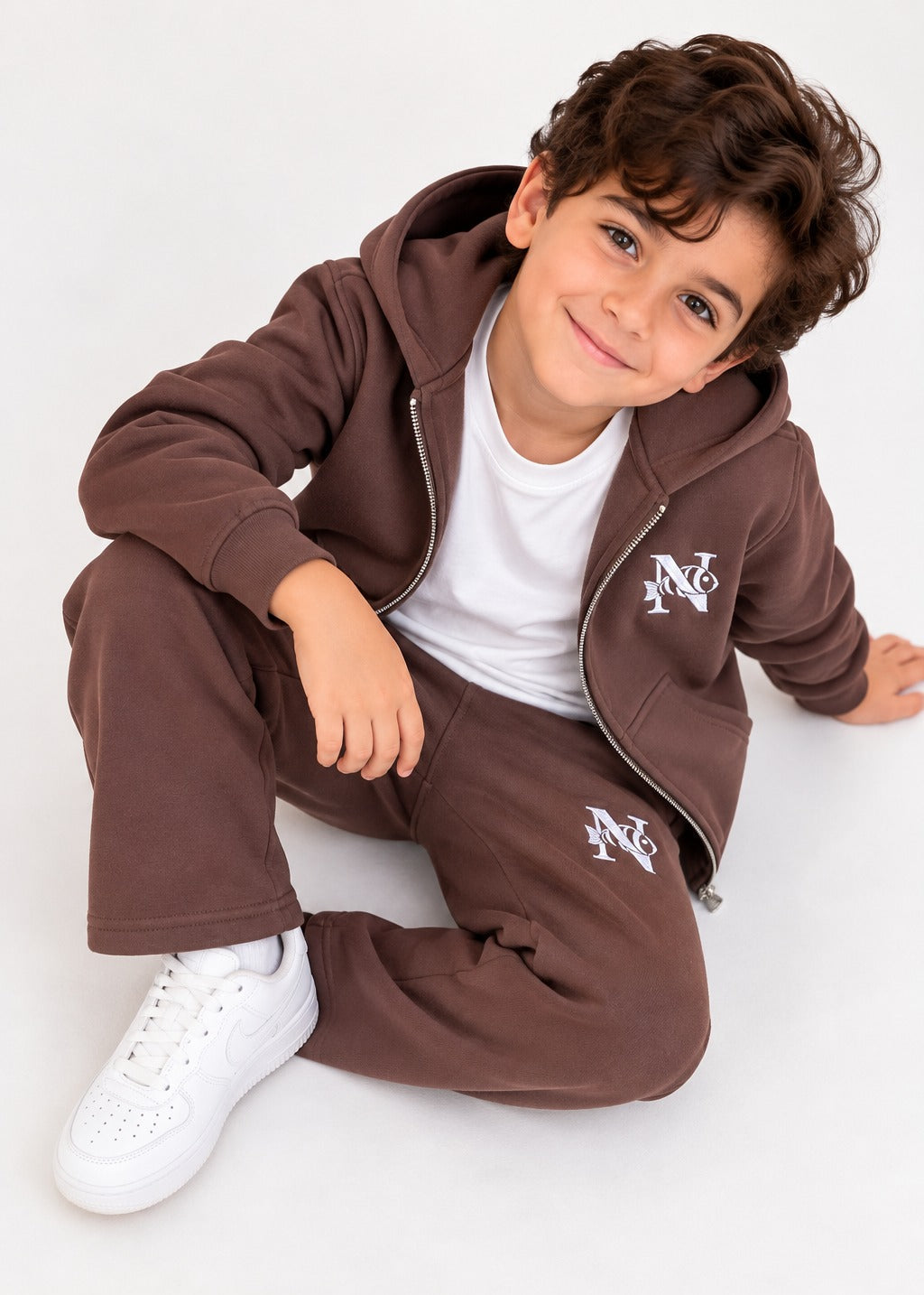 Boys' 3-Piece Brown Set